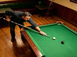57" 2-Piece Maple Wood Billiard Pool Cue Sticks 19oz with Free Carry Bag for Smooth Control and V63-957601