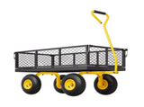 900 Lbs Heavy Duty Steel Garden Cart, Garden Wagon Cart on Wheels, Outdoor Metal Yard Utility Wagon V952-ZXHYTCHH900L1UA7KV0