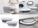 Collapsible Laundry Basket, Collapsible Laundry Basket with Handles, Foldable Laundry Basket V1189-LWWAL-20260401-05439