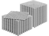 Modular Interlocking Cushion, 50 Pack 30 x 30 cm Splicing Mats, Soft PVC Interlocking V952-HZXSJDD1212YF0ZXDV0