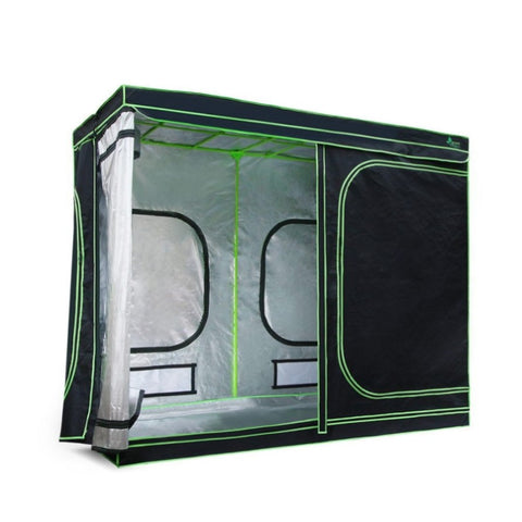 Green Fingers Grow Tent 280x140x200CM Hydroponics Kit Indoor Plant Room System GT-D-280X140X200