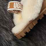 DKUGG ANSLEY SLIPPER - Size S 35/36 - Chestnut V1021-DK091_CHESTNUT_S