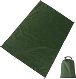 Camping Ground Sheet Waterproof Silver Coated Sunlight Resistant Quick Dry Outdoor Mat - Green V1308-DSZKI-1027-4