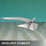 Stainless Steel Delta/Wing Style Boat Anchor Heavy Duty Triangular 11lb / 13lb 16lb /17.5lb 22lb V1259-DP01-A-1281