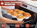 Silicone Jumbo Muffin Pan 6 Cups & Regular Size 12 V1259-DP01-A-4526