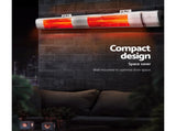 Devanti Electric Strip Heater Infrared Radiant Heaters 3000W RHP-TWR-3000-AL