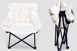 Compact Folding Chair Portable Camping Chair for Outdoor Activities - Beige V1308-DSZKI-48-1