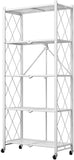 CARLA HOME 5-Tier Foldable Storage Shelf with Wheels for Kitchen, Garage, Pantry or Basement LSB-36255