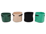 4Pcs Garden Felt Growing Plant Bag Indoor Outdoor Vegetable Flower Pot Gardening Tool V1294-YM0901-3111200225111