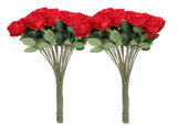 50pcs Artificial Roses Realistic Real Looking Long Stem Fake Roses for DIY Wedding Bouquets V1294-YM0901-3115240075711