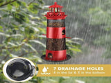 Bird Feeders for Outdoors Hanging, Squirrel Proof Wild Bird Feeder for Outside, Metal Bir C5453 V1369-AZ3-W-15393