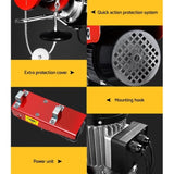 Giantz Electric Hoist Winch 125/250KG Cable 18M Rope Tool Remote Chain Lifting EH-15M-PA250A