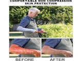 3 Pairs Elderly Arm Sleeves for Thin Skin Protective Arm Covers with Thumb Hole Arm Protectors from V1369-AZ3-W-18992
