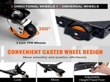 Mobile Base, 295.5 kg Capacity, Adjustable from 304 x 304 mm to 914 x 914 mm, Heavy Duty Universal V952-JJYDDZ650LBSLTP7RV0