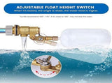 4pcs 1/2 Inch Float Valve, Water Float Valve for Pond Float Valve Shutoff Auto Fill, for Livestock V1369-AZ3-W-11805