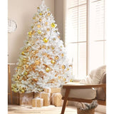 Jingle Jollys Christmas Tree 2.1m 1000 White Tips Xmas Tree Decorations XM-TR-WELL-7F-WH