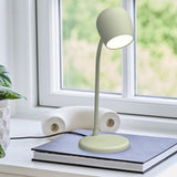 Kreafunk Ellie Lamp W/ Qi Charger And Bluetooth Speaker - Dusty Olive V398-KFEW08