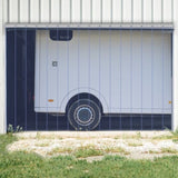 VEVOR Strip Curtain PVC Door Curtain 244 x 244 cm Cooler Freezer Clear Plastic V952-PZMLPZGHMPTLG3PGGV0