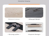 Black Premium 6-Piece Compression Packing Cubes Set - Lightweight Polyester Travel Organizers for V888-ELOSUNG27964