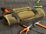 Roll Up Tool Bag Oxford Cloth, Waterproof & Heavy Duty Tool Organizer for Electricians & Carpenters, V1232-JSSNB-001
