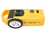 Hand Crank Solar Radio AM FM SW Emergency Radio with LED Flashlight Reading Light MP3 Player for V1294-YM0523-3119220033811