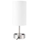 Desk Lamp Shade with USB Charging Ports for Study Bedroom Living Room Bedside Lighting V1294-YM0901-3119200145611