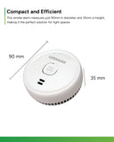 Lifesaver 9V Photoelectric Smoke Alarm V1202-V1-LIFLIFPE9M