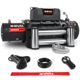 X-BULL Electric Winch 12V 12000LBS Steel Cable Wireless remote 4WD 4X4 Car Trailer V211-AUEB-XBEW005S