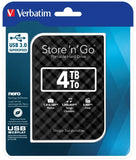 Verbatim 4TB 2.5' USB 3.0 Black Store'n'Go HDD Grid Design. V1202-V2-HXV-4TBG4BLACK