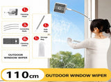 Lightweight Interior & Exterior Window Cleaner with 110cm Extendable Aluminium Pole & 8 Cleaning Pad V888-ELOSUNG55116-4