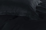 1000TC Tailored Single Size Black Duvet Quilt Cover Set V493-S-5