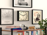 Newgate Jones Box Wall Clock Black V398-NGJBOX38K