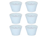 6pcs Sky Blue Cloth Lampshade Wall Lamp Cover Shades Modern Simple Decoration for E14 Screw V1294-YM0718-3119200178011