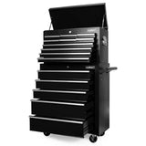 Black15 Drawer Tool Box Trolley Cabinet Storage Cart Garage Toolbox Organiser V465-95230-95237