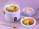 Mini Rice Cooker Efficient Heating Insulated Portable Multifunction Soup Porridge Stewpot for Home V1294-YM0706-3113230210511