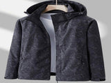 Plus Size Women'S Jacket Spring Autumn Outdoor Coat Detachable Hood Jacket - Red - Size XL V1106-M-APP-11757-RED-XLAUXLEU52