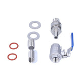 Weldless Kettle Valve Kit 1/2in BSP Ball Valve Quick Connector Bulkhead Assembly V1294-YM0721-3118210078511