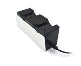 Durable Charging Stand Controller Fast Dual Charger for PlayStation 5 Gamepad Black White V1263-JX-1071