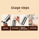 handheld noodle making machine, noodle maker, kitchen appliance, five noodle models, detachable V1106-122-WHI-40406