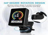 4 PCS Guitar Tuner Rechargeable Clip on Tuner for Guitar, , Ukulele,Violin Suit for Professional or V1366-AZ2-W-16254