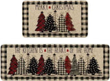 Kitchen runner 120x40 cm and 60x40 cm - Christmas rug - Kitchen mats runner - Kitchen rug carpet V1188-MS101-02496-1