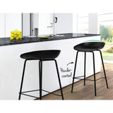 Artiss 2x Bar Stools Kitchen Counter Stools Metal BA-BB-BAR-8319-BKX2