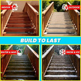 8"x30" Stair Treads Non-Slip 10-Pack Waterproof Heavy-Duty Best Grip Tape Grit Non Slip, V1107-116-94103-BLK7