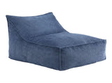 Artiss Bean Bag Chair Cover Soft Corduroy Stuffed Animal Storage Bean Bag Cover for BD-COVER-LOUNGE-S-BL