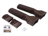 Rain Gutter Downspout Extensions Flexible Universal Drain Downspout Extender Drainage Connector V1294-YM0512-3111220289513
