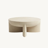 Zelda Sculptural Stone Coffee Table - Sand Textured Finish V355-IA-CT-ZEL-SND