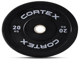 CORTEX Black Series V3 Rubber Olympic Bumper Plate 50mm 20kg V420-CSWP-OBPV320-2