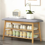 Shoe Stool Storage Rack Cabinet Multifunctional Space Saving V63-840781