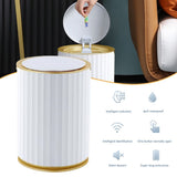 Smart Sensor Trash Waterproof Kitchen Bathroom Sensor Bin with Lid Large Capacity Garbage Waste Bin V1294-YM0523-10320546