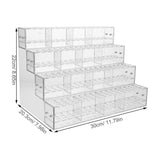 Multilayer Pen Storage Rack Transparent Pet for Office and Art Supplies V1192-AZ-W-29787